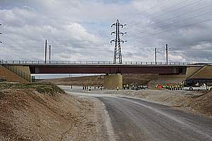 Two-span continuous girder bridges