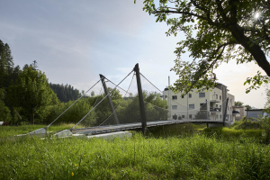 Himmelhausmattesteg: Hängebrücke am Seilnetz