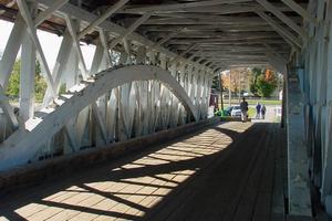 Paddleford-Träger-Fachwerkbrücken