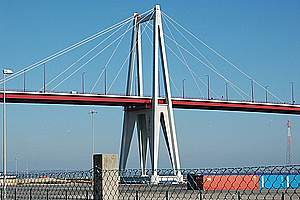 Cable-stayed bridges with fan system