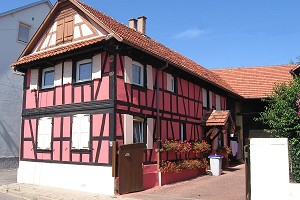 Half-timbered houses
