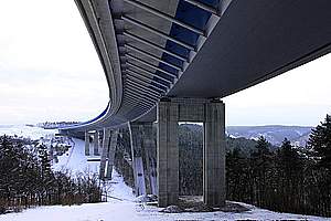 Steel-prestressed concrete composite bridges
