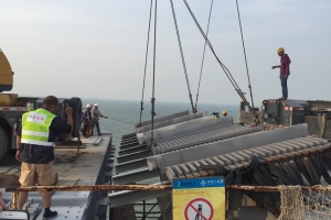 Expansion joints for the Jianghai Bridge