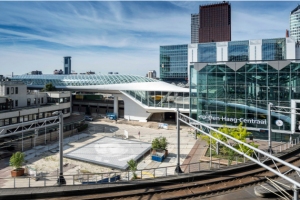Fertigstellung Lightrailstation Den Haag (Niederlande)