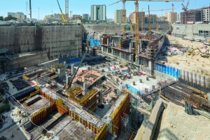 Großbaustelle in 40 m Tiefe: Msheireb Metro Station, Katar