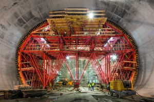 Tunnel formwork in Algiers with record-breaking dimensions