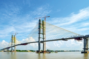 Die Tsubasa-Brücke: Kambodschas längste Brücke