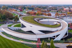 Intersecting Arches for the National Veterans Memorial and Museum in Ohio