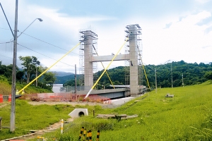 109 strand stay cables stabilize Capivari Bridge in Brazil