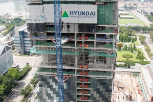 Forming the new landmark South Beach in Singapore