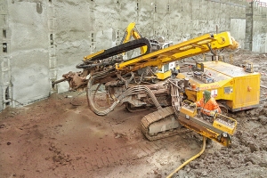 Excavation stabilization for new section of Stuttgart 21