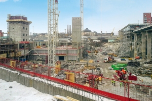 Fundamentsicherung für den REDI-Komplex, Finnlands größtes Bauprojekt