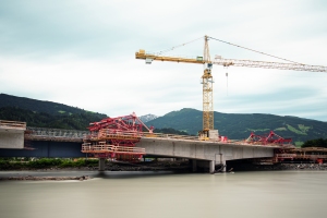 Reconstruction du pont de Terfens de l'autoroute de la vallée de l'Inn