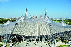 Sanierung des Membrandaches der Olympiahalle München