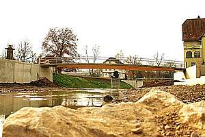 Drei Brücken in Holzbauweise für Landesgartenschau 2014 fertig gestellt
