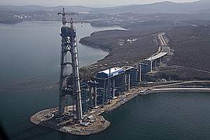 SCF-Selbstkletterschalung für längste Schrägseilbrücke der Welt