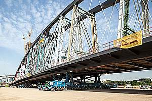 Neue Mainbrücke Ost in Frankfurt am Main