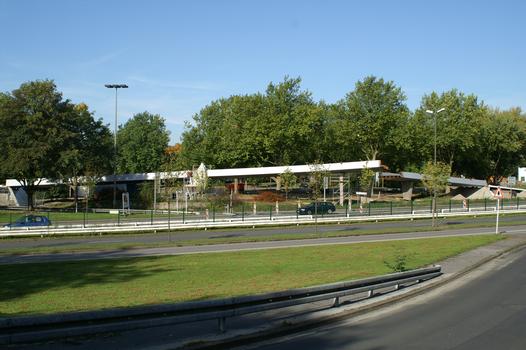 Fuß- und Radwegbrücke über die Ardeystrasse in Dortmund 