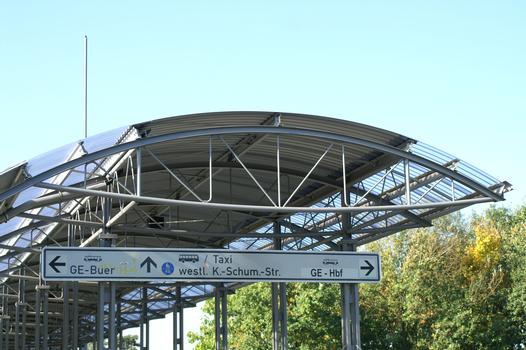 Strassenbahnhaltestelle «Arena» in Gelsenkirchen