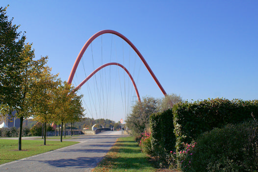 Pedestrian and Cycle Bridge, Nordsternpark, Gelsenkirchen