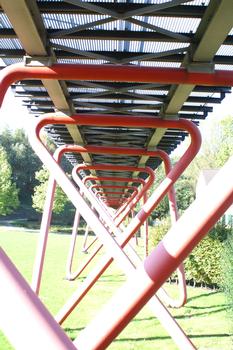 Footbridge at Nordsternpark, Gelsenkirchen 