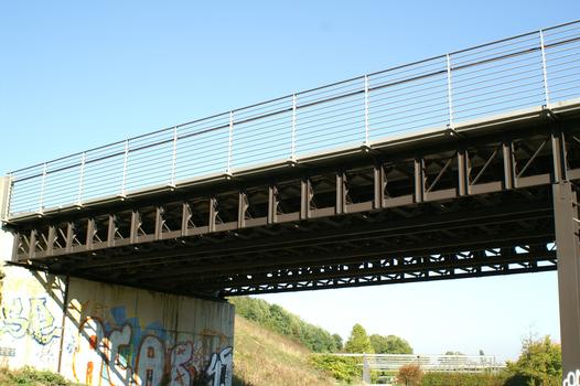 Fuß- und Radwegbrücke im Nordsternpark, Gelsenkirchen 