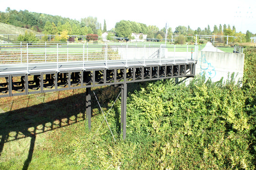 Fuß- und Radwegbrücke im Nordsternpark, Gelsenkirchen