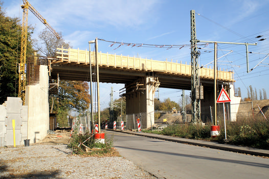 Brücke im Zuge der K19 (Breitscheider Weg) in Ratingen-Lintorf