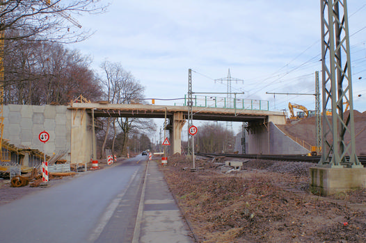 Brücke im Zuge der K19 (Breitscheider Weg) in Ratingen-Lintorf