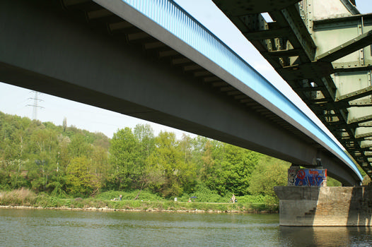 Pont ferroviaire et passerelle, Bochum-Dahlhausen