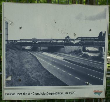 Brücke über die Darpestrasse und die A40, Bochum-Hamme