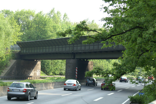 Erzbahn Bridge across the A 40
