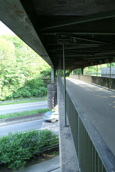 Pont sur la Darpestrasse et l'A40, Bochum-Hamme