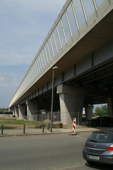 Autobahn A59Pont sur la Hafenbahn