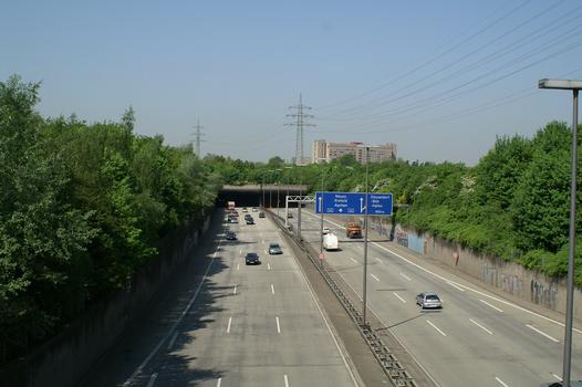 Tunnel de l'Université, Düsseldorf-Wersten