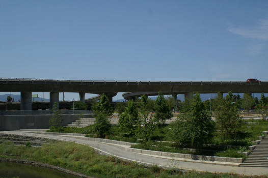 Guadalupebrücke I-280, San Jose, Kalifornien 