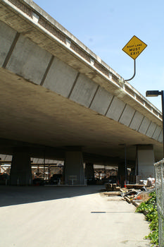 Guadalupebrücke Route 87, San Jose, Kalifornien 