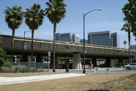 Guadalupebrücke Route 87, San Jose, Kalifornien 