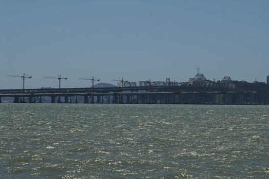 San Francisco Oakland Bay Bridge New western bridge under construction