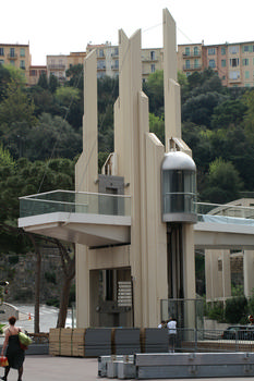 Footbridge across Boulevard Albert Ier, Monaco