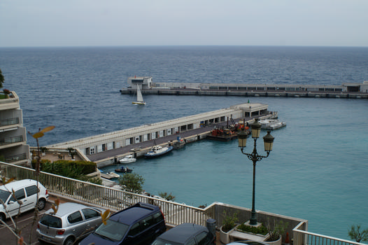Gegenpier der Erweiterung des Hafens La Condamine in Monaco