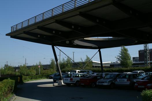 Parking stack at Oberhausen Central Station