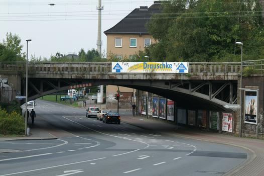 Railroad bridge across Unionsstrasse at Dortmund