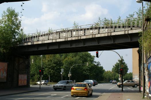 Eisenbahnüberführung über die Unionsstrasse in Dortmund