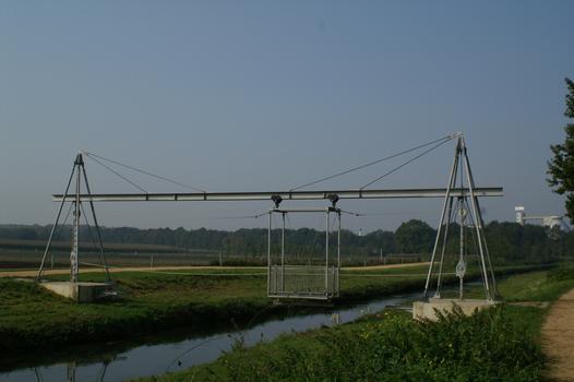 Erlebnisbrücke, MönchengladbachMini-Schwebefähre mit Eigenantrieb