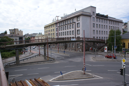 Fußgängerbrücke über die Stefánikova-Strasse, Bratislava 