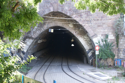 Tunnel du tramway sous le château, Bratislava