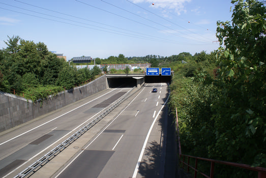 A 44, Düsseldorf-Lichtenbroich - Tunnel de Volkardey