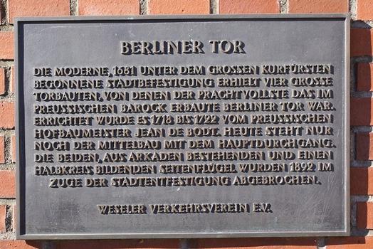 Berliner Tor, Wesel