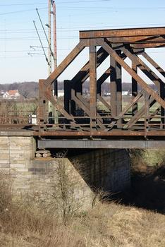 Eisenbahnbrücke über die Lippe in Wesel 